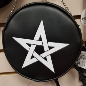 Pentagram Alchemy Gothic Leather Handbag