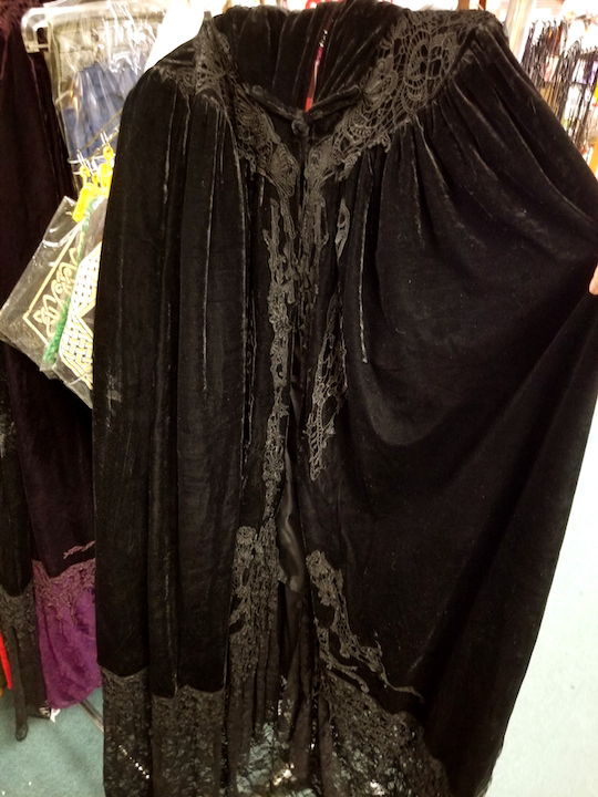 Black Embroidered Cloaks